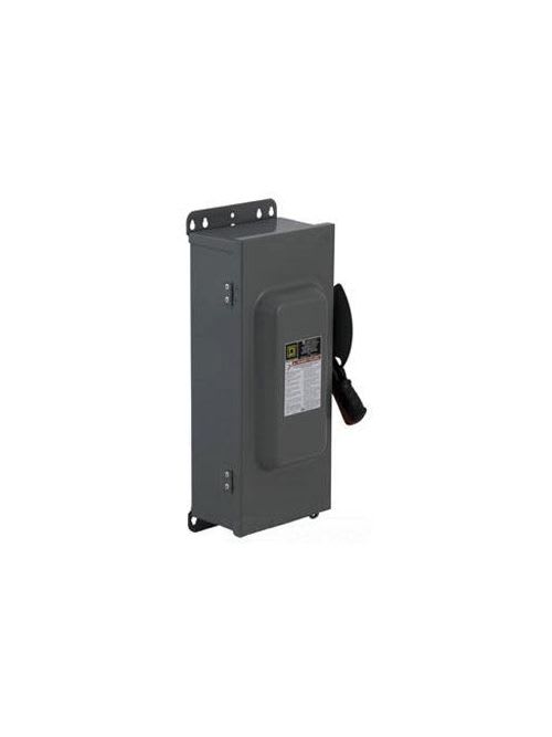 Square-D / Schneider - Square D H362AWKEI 600 VAC 60 Amp 3-Pole Class H/J/R Fusible Heavy Duty Safety Switch