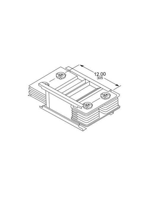 Square-D / Schneider - Square D AF2510G12B 600 VAC/VDC 1000 Amp Aluminum Feeder Busway Adapter