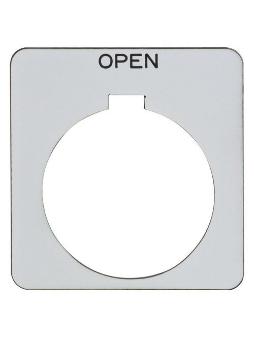 Square-D / Schneider - SQD 9001KN209WP PUSH BUTTON LEGEND
