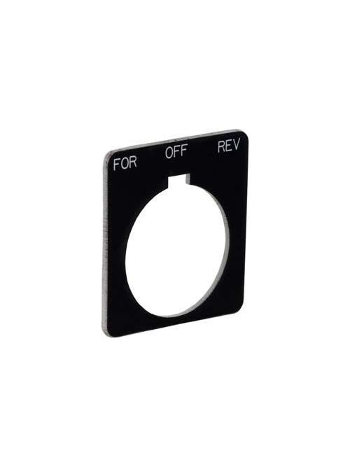Square-D / Schneider - Square D 9001KN259BP 30 mm Push Button Legend Plate