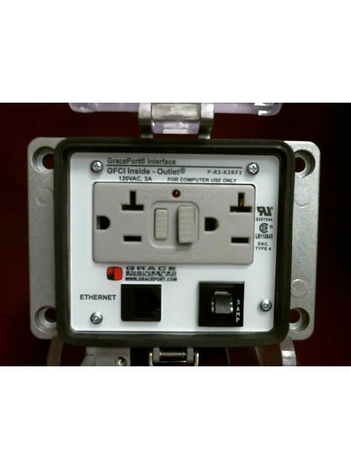 Grace Technologies - GRAC PR2K3RF3 ETHERNET/DUPLEX GFI RECPT
