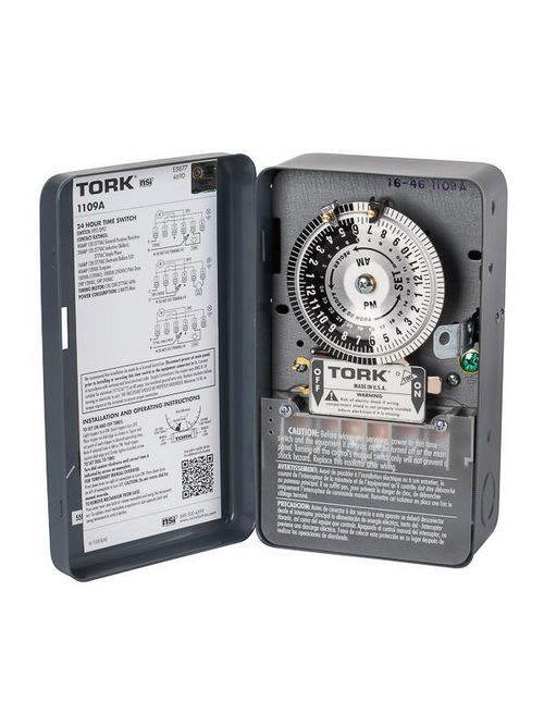 NSi - TORK 1109A 24 HOUR TIME SWITCH 120-277V SPST INDOOR