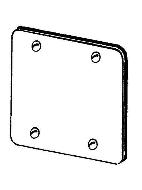 Appleton Electric - Appleton 8487P 4-11/16" Square Plenum Box Cover