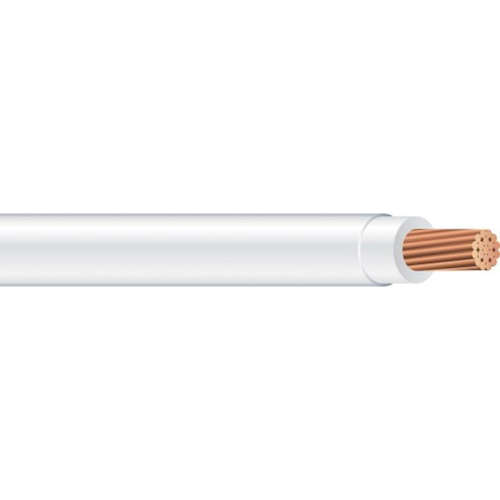 Miscellaneous MTW Wire - MTW #12 Stranded Copper WHITE Machine Tool Wire (500ft Spool)