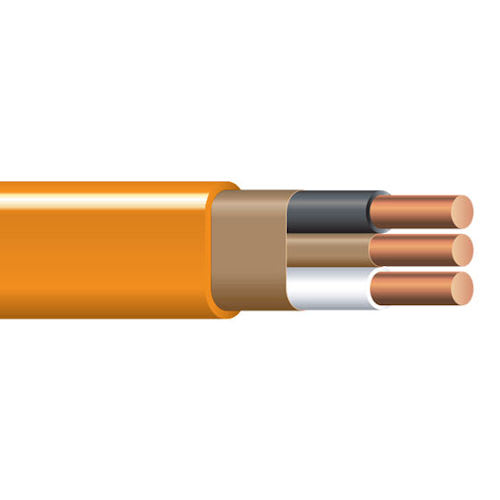 Copper Wire - NM-B 10/2 Copper w/Ground Non-Metallic Sheathed Branch Circuit Cable (250ft Coil)