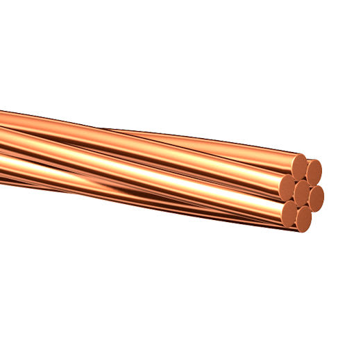 Copper Wire - Bare Soft Drawn 4/0 AWG Stranded Copper (Cut to Length)
