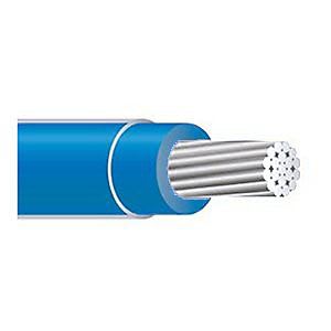 Aluminum Wire - XHHW 400 MCM Stranded BLUE Aluminum Wire (Cut to Length)