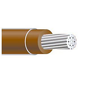 Aluminum Wire - XHHW 500 MCM Stranded BROWN Aluminum Wire (Cut to Length)