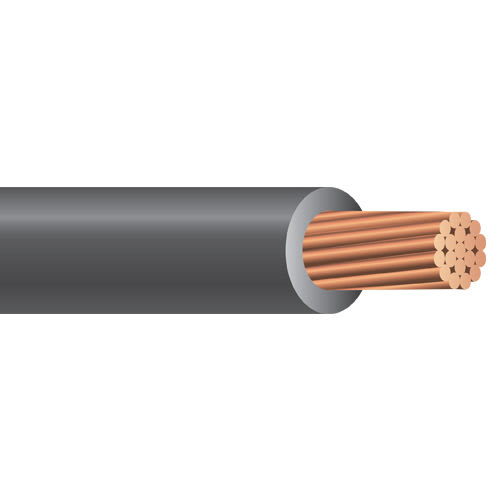 Copper Wire - USE #12 Stranded BLACK Copper Service Entrance Wire