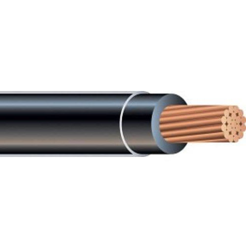 XHHW #2 Stranded BLACK Copper Wire