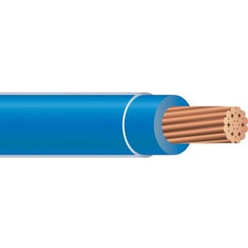 Copper Wire - XHHW #14 Stranded BLUE Copper Wire (500ft Spool)