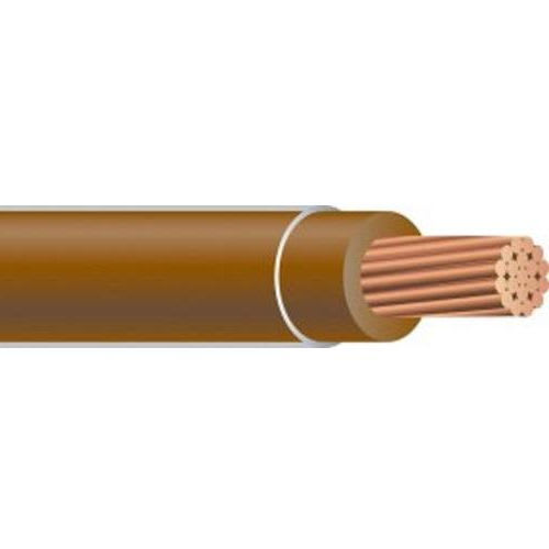Copper Wire - XHHW #12 Stranded BROWN Copper Wire (500ft Spool)