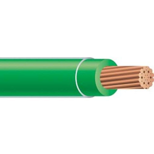 Copper Wire - XHHW #10 Stranded GREEN Copper Wire (500ft Spool)