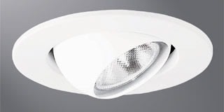 Cooper Lighting - Halo ERT402 4 Inch High Gloss Appliance White Trim with Eyeball