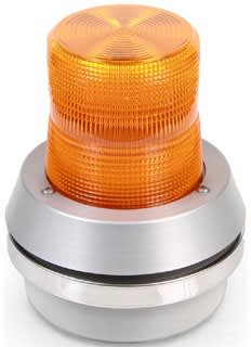 Edwards Signal - EDW 51XBRFA120A 51XBR XTRA-BRITE LED BEACON WITH HORN. 120V AC. AMBER LENS.