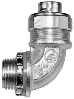 American Fittings - American Fittings STR20090B 2" Liquidtight 90deg Connector, Insulated Throat, Steel (USA)