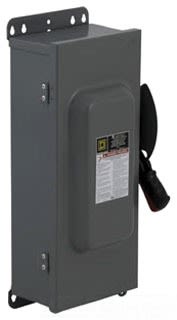 Square-D / Schneider - SQD H328AWK SAFETY SWITCH, HEAVY DUTY, FUSIBLE, 1200A, 3 POLES, 250 HP, 240 VAC/250 VDC, NEMA 12