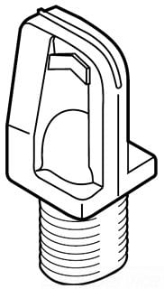 Lithonia Lighting - LITH LPM U Fixture loop male