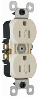 Pass & Seymour / Legrand - P&S 3232TRWRLACC8 TR WR DUP REC 15A