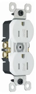 Pass & Seymour / Legrand - P&S 3232TRWRWCC8 TR WR DUP REC 15A/