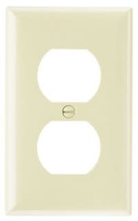 Pass & Seymour / Legrand - Pass & Seymour SP8-BK 1Gang Wall Plate, Duplex Receptacle, Standard - Black