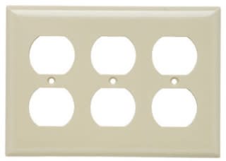 Pass & Seymour / Legrand - PASS SP83-GRY SMOOTH WP 3G DUPLEX GRY