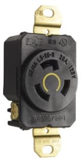 Pass & Seymour / Legrand - Pass & Seymour L520-RR 3-Wire 20A 125V Turnlok® Receptacle - Red