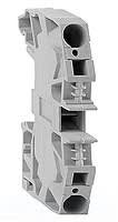 Square-D / Schneider - Square D AB1VV435U 600 Volt 20 Amp 22 to 10 AWG Screw Connection Gray Pass-Through Terminal Block