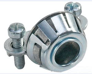 Bridgeport Fittings - Bridgeport 8400SP 3/8" Snap-In Ac/Mc Connector