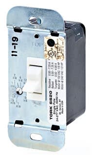 NSi - TORK SS20 INTERVAL WALL TIMER 18 HOUR MAXIMUM 3-WAY 12-150W 24-277V WHITE