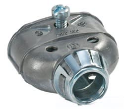 Bridgeport Fittings - Bridgeport 846SP 3/8" SNAP-IN DUPLEX MC/AC