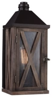 Murray Feiss Lighting - FEIS OL17000DWO/ORB 1 BULB DARK WEAT OAK / ORB O/D LANTERN LUMIERE OUTDOOR LANTERN