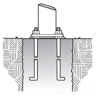 Lithonia Lighting - LIT ABSSS-4G Anchor Bolt