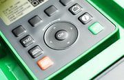 Closeup of Schneider Electric VFD