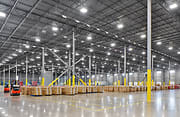 Acuity Brands lighting products installed in Industrial warehouse