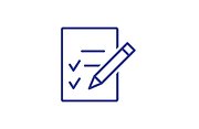 Icon illustration of checklist