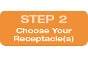 Step 2. Choose your receptacles