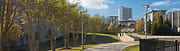 Acuity Brands lighting in outdoor application